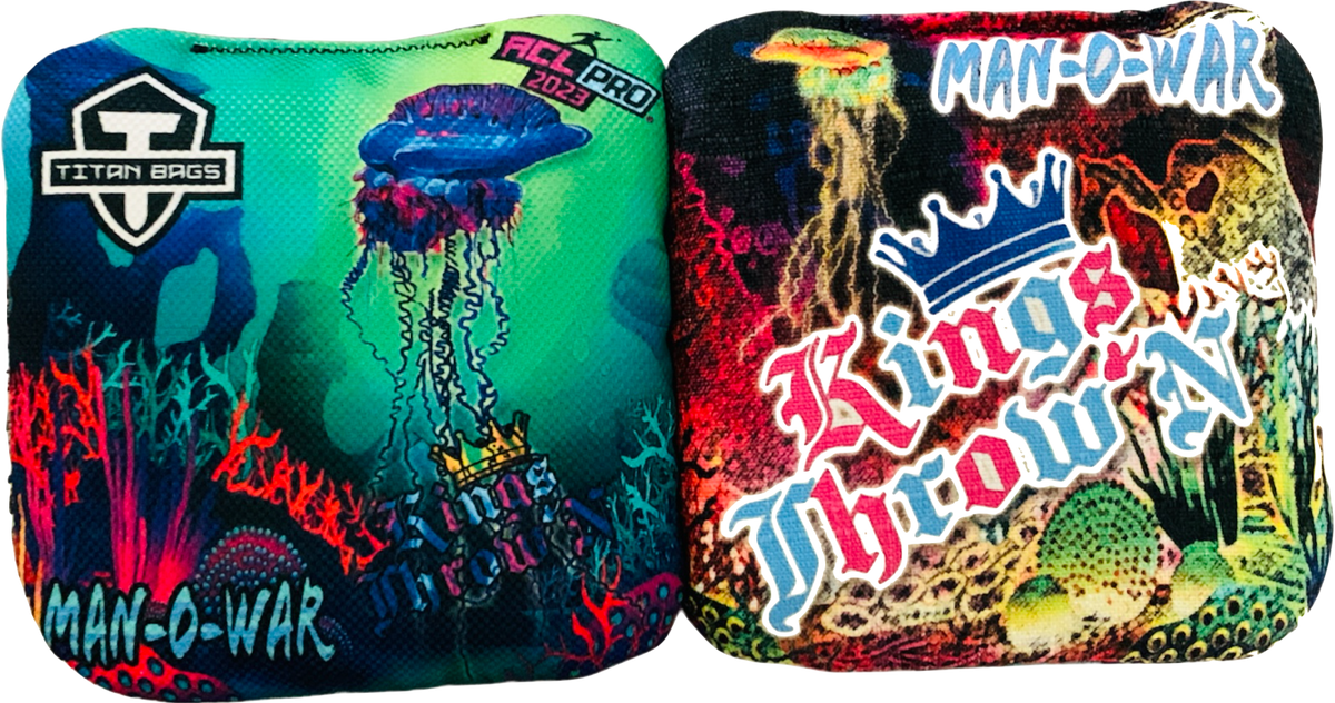 Titan Man O War Cornhole Bags Kings Throw'N