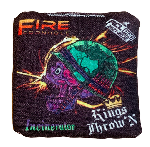 FIRE Cornhole / Kings Throw'N 1st edition Incinerator Bags