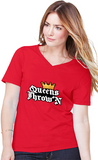 Queens Throw'N Women's V-Neck Shirts - Kings Throw'N