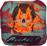 FIRE Cornhole / Kings Throw'N 1st edition ASSAULT Bags